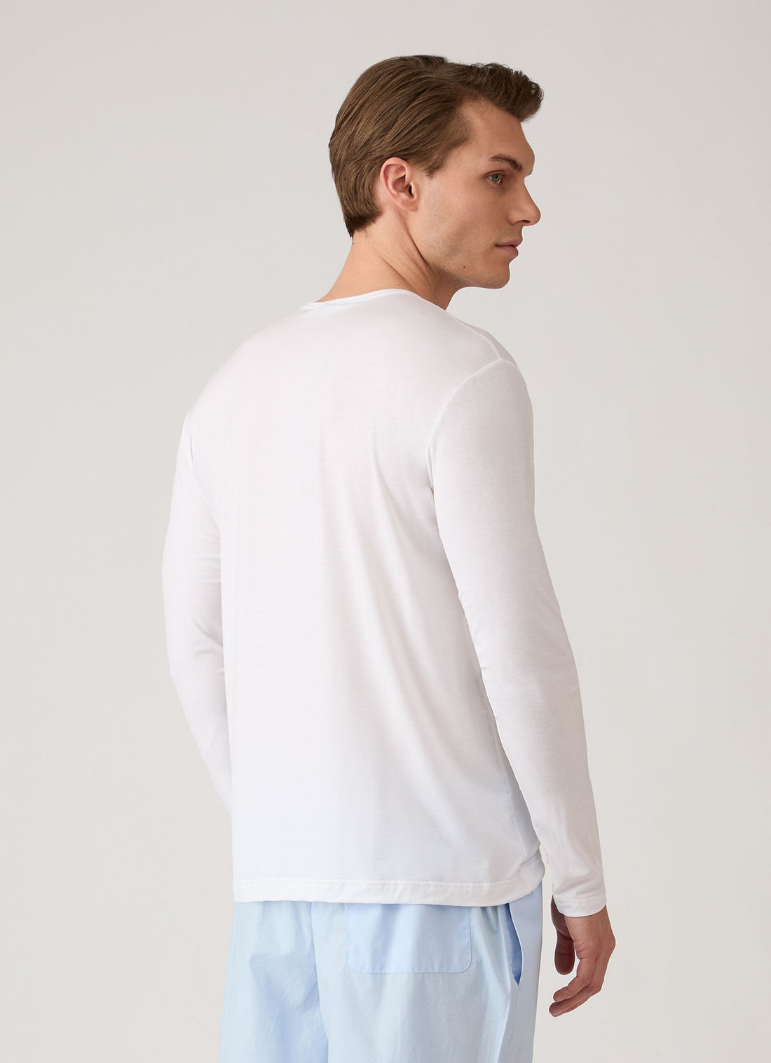 Tencel™ T‑Shirt mit langen Ärmeln