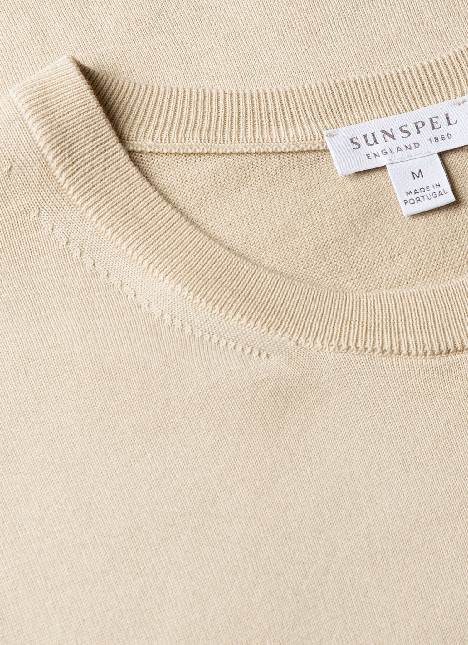 Men's Sea Island Cotton Knit T-shirt in Hazelwood