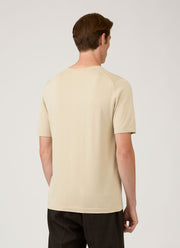 Men's Sea Island Cotton Knit T-shirt in Hazelwood
