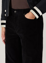Men's Sunspel x Paul Weller Corduroy Trouser in Black
