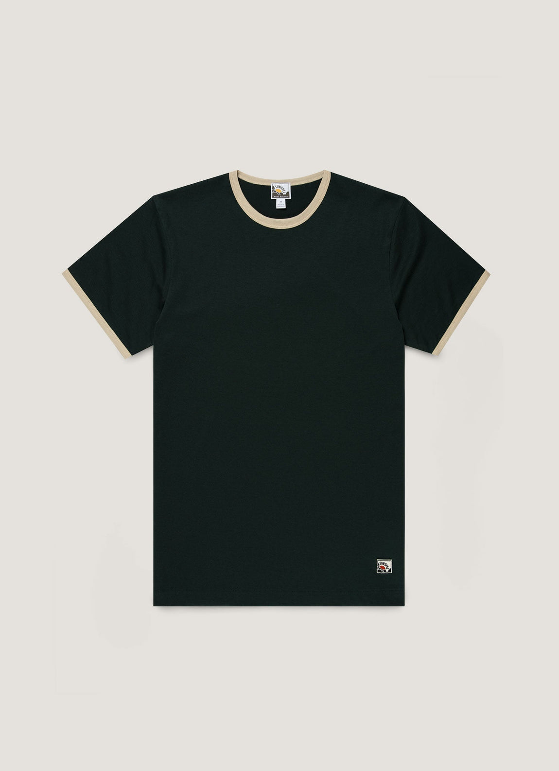 Men's Sunspel x Paul Weller Ringer T-shirt in Forest