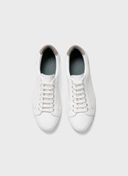 Women's Leather Tennis Shoes in White