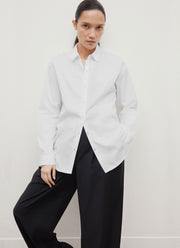 Women's Cotton Shirt in White