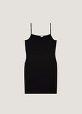 Women's Cotton Slip in Black
