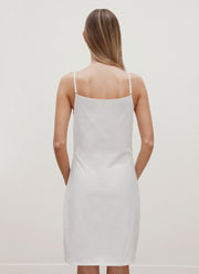 Women's Cotton Slip in White