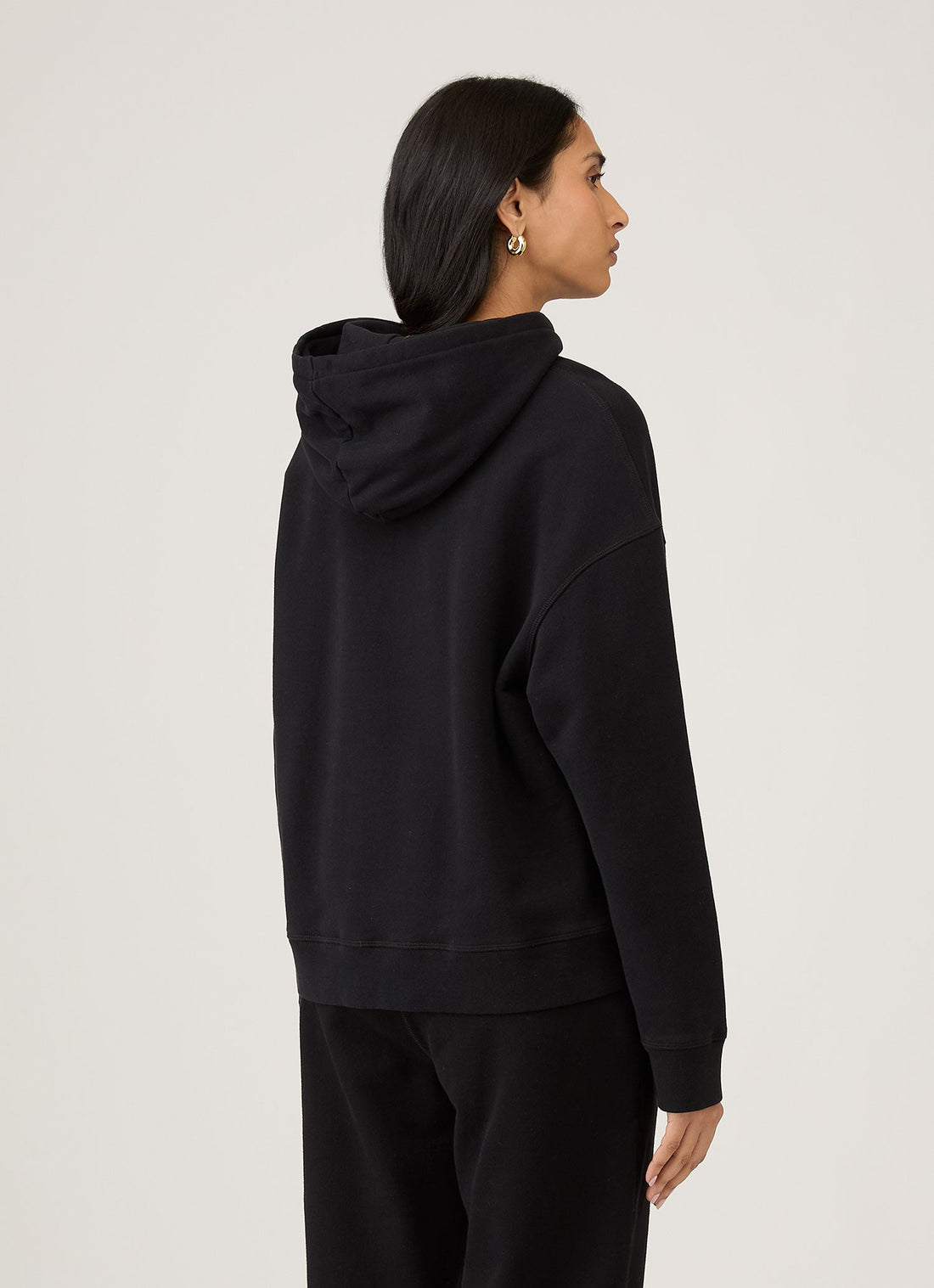 Women's Loopback Hoody in Black