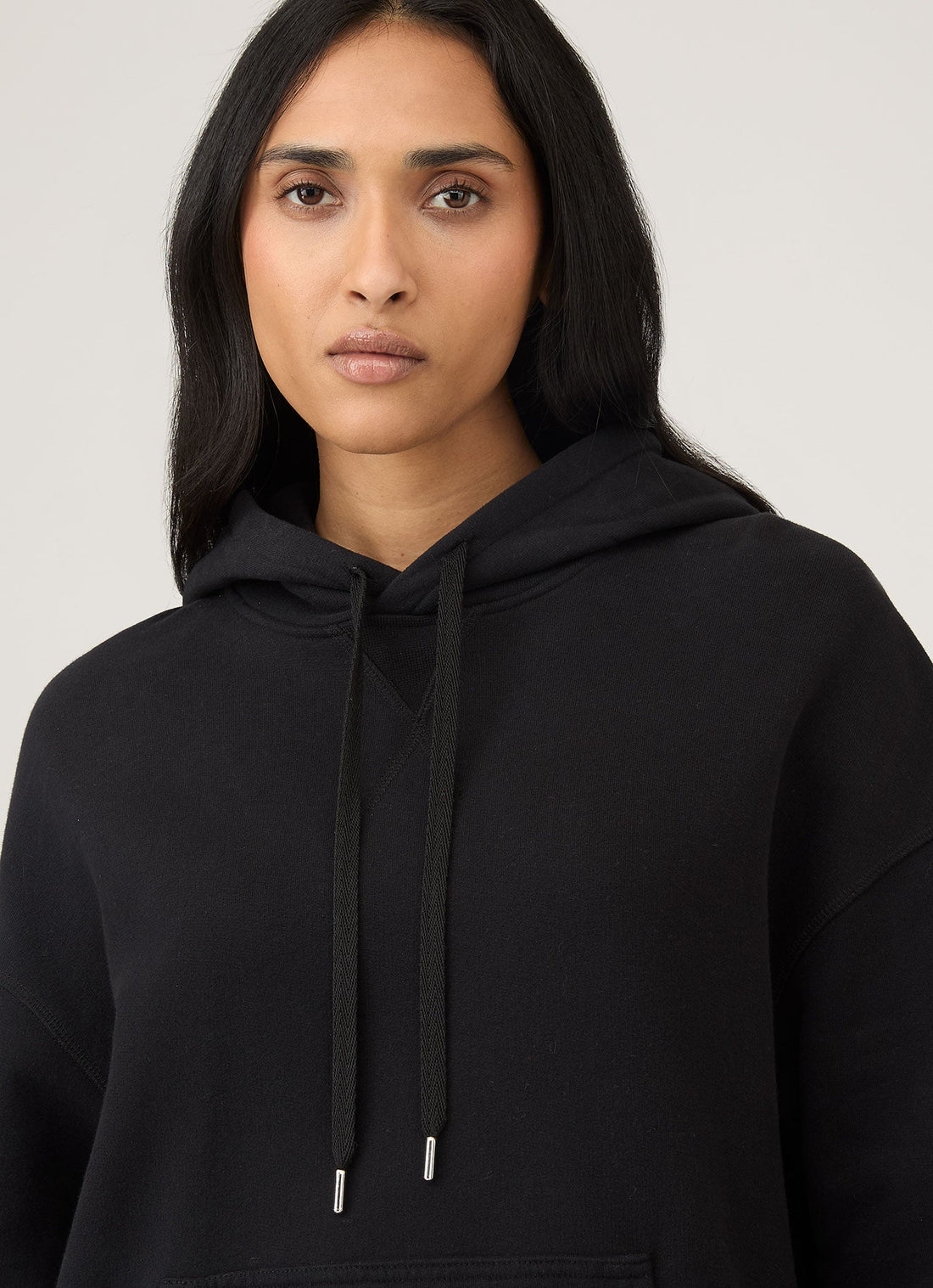 Women's Loopback Hoody in Black