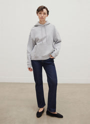 Women's Loopback Hoodie in Grey Melange