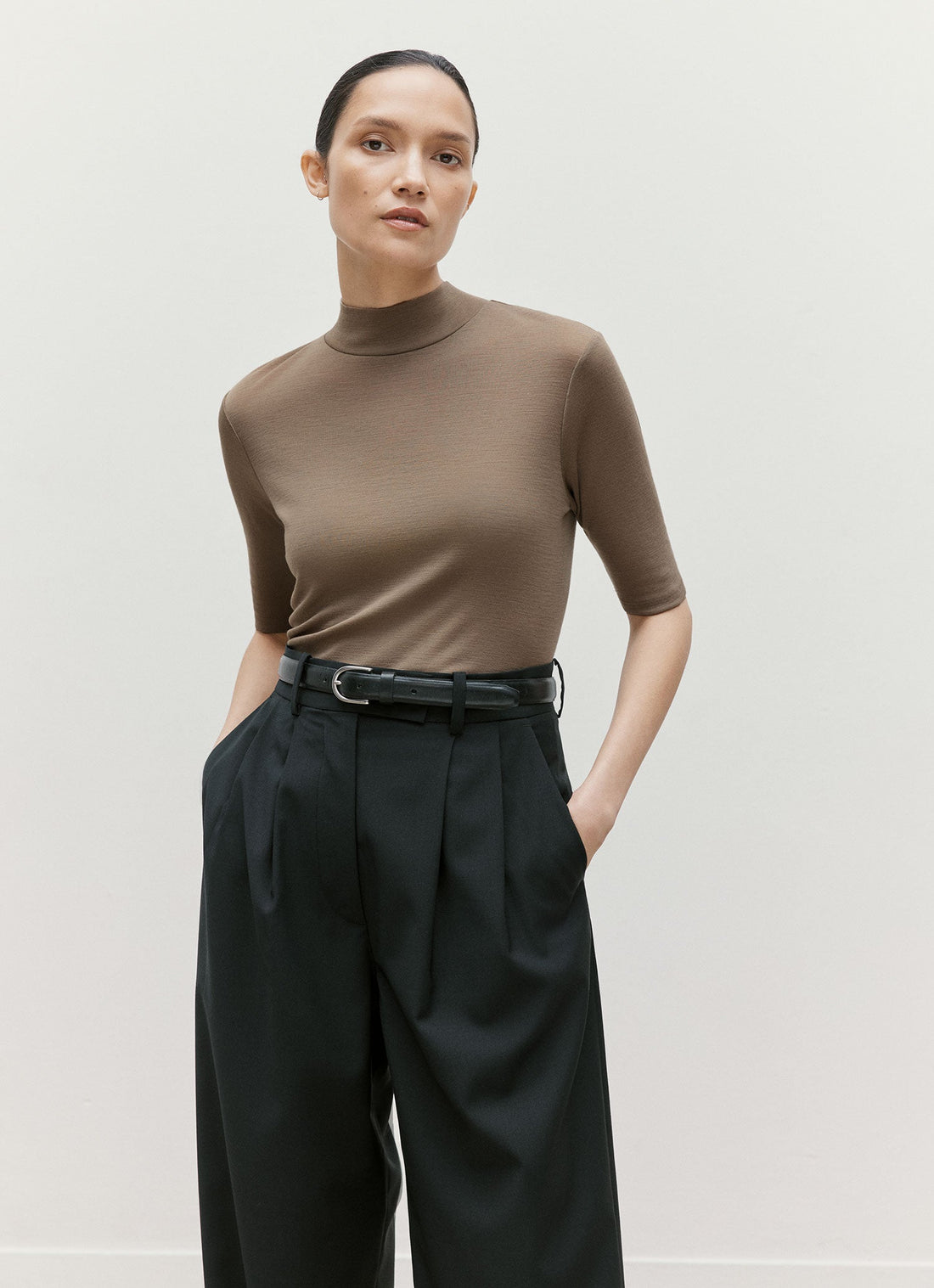 Mock Neck Top