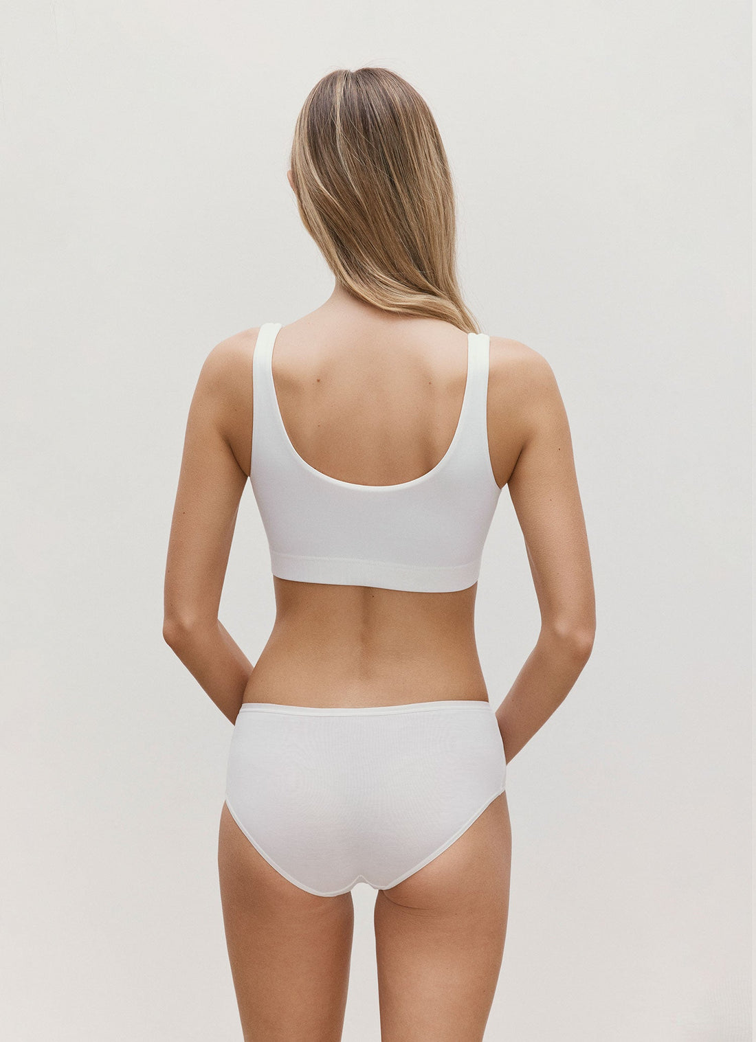 Women's Tencel™ Scoop Bralette in White