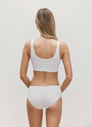 Women's Tencel™ Scoop Bralette in White