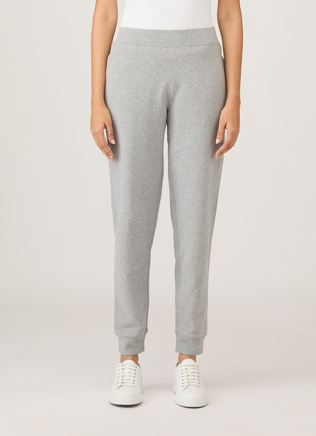 Women's Relaxed Sweatpants in Grey Melange