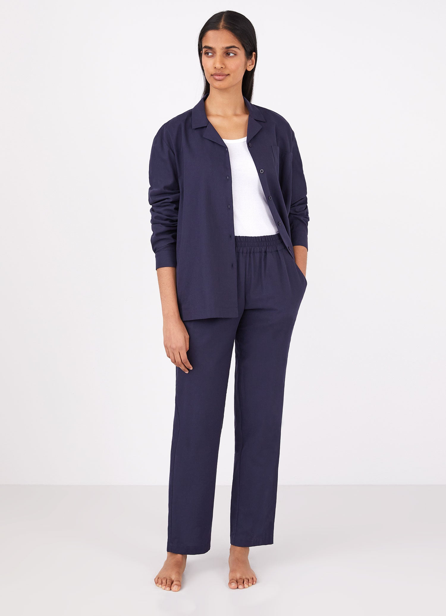 Women's Pyjama Trouser in Navy