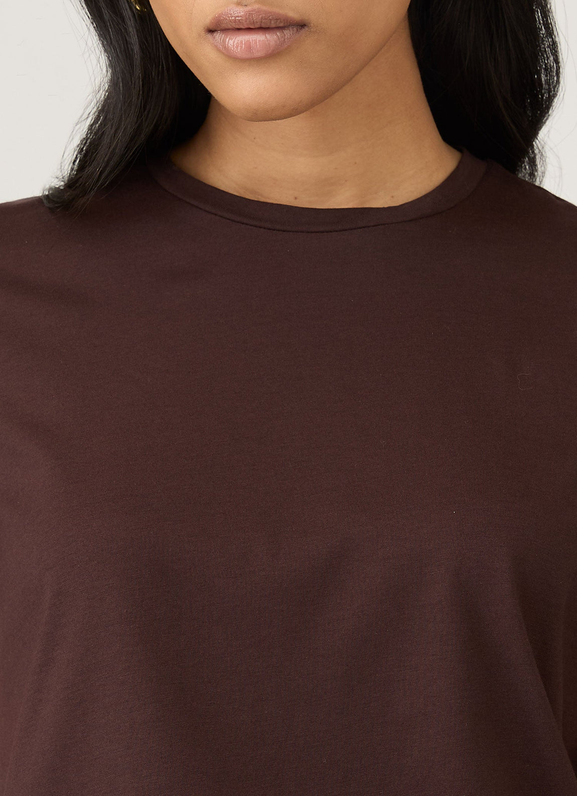 Women's Boy Fit T-shirt in Truffle