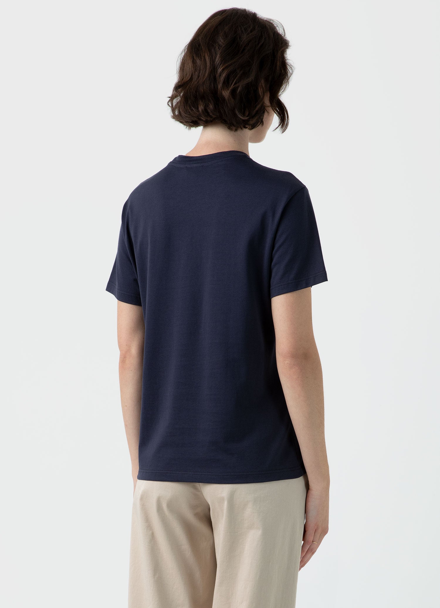 Women's Boy Fit T-shirt in Navy