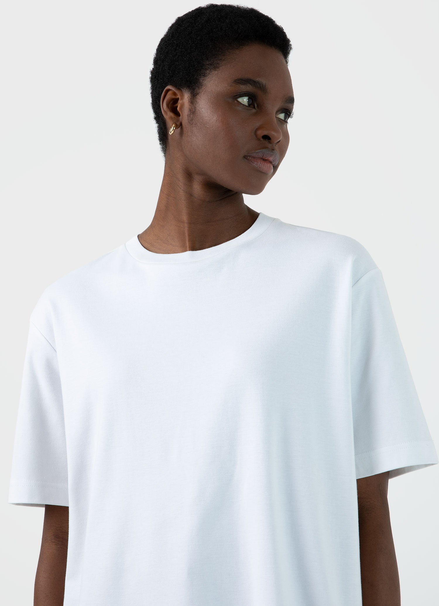 Women's Oversized Heavyweight T-shirt in White