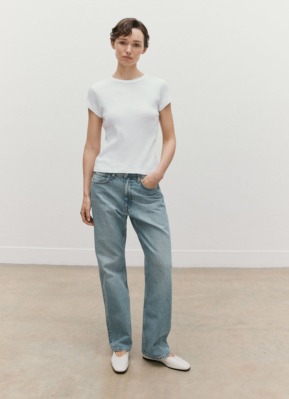 Ribbed T-shirt