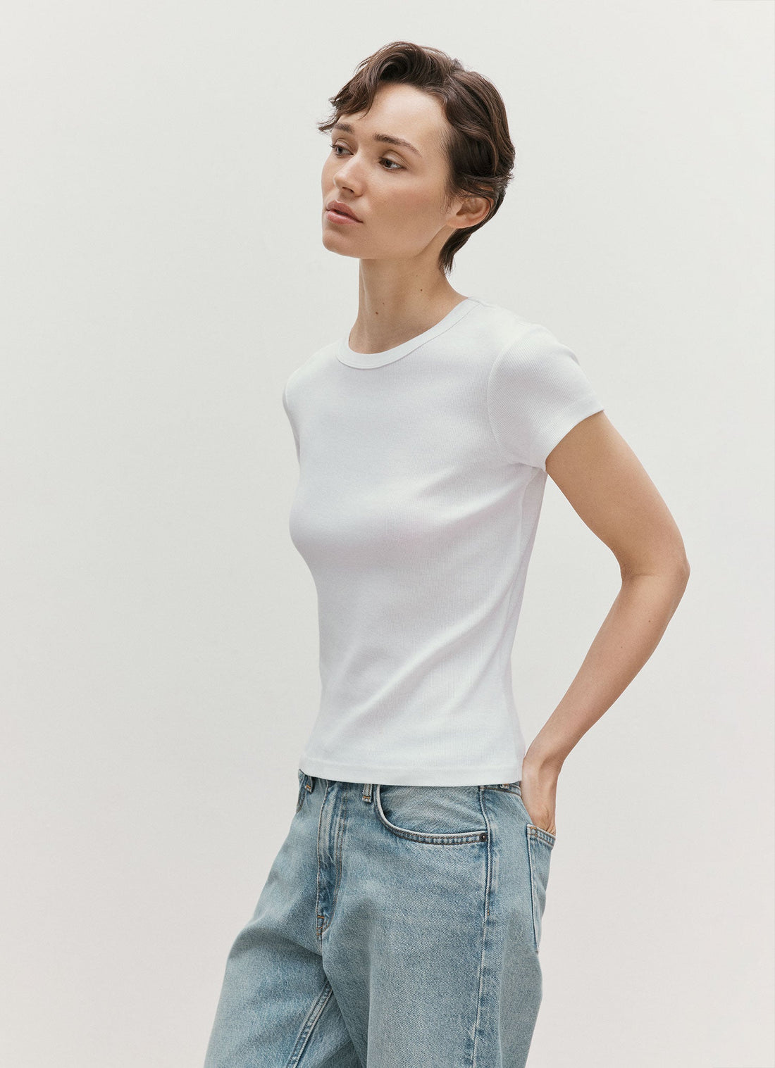 Ribbed T-shirt