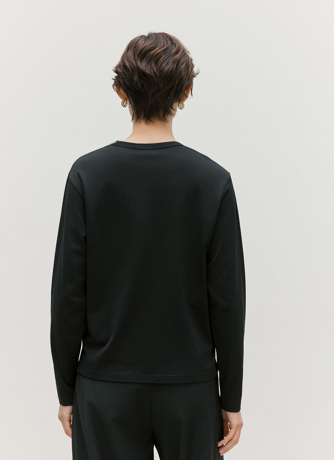 Langarmshirt mit entspannter Passform