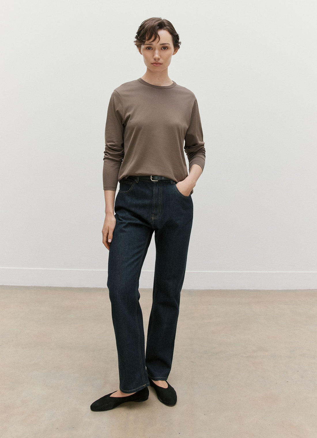 Langarmshirt mit entspannter Passform