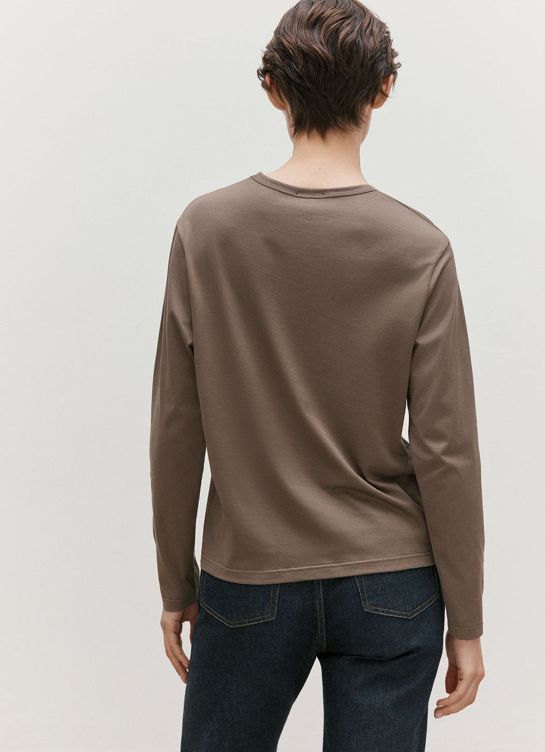 Langarmshirt mit entspannter Passform