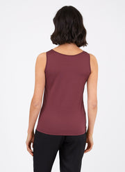 Women's Classic Vest in Oxblood
