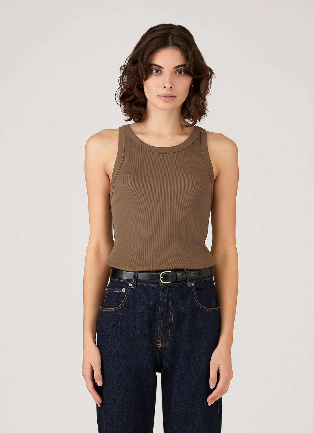 Geripptes Tanktop