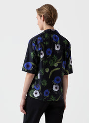 Women's Charlotte Gosch Camp Collar Shirt in Sea Moss