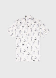 Men's Matt Blease Camp Collar Shirt in Ice Cream Print