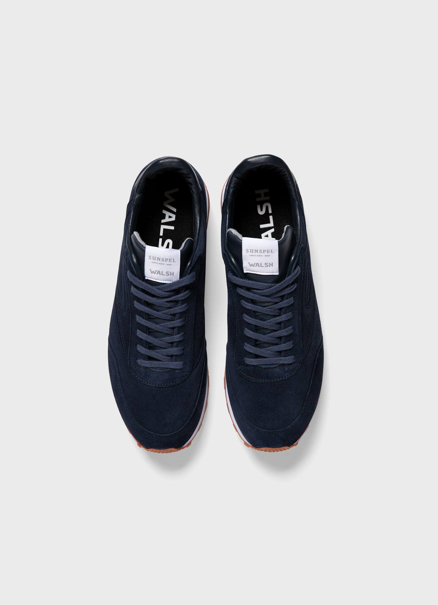 Men's Sunspel and Walsh Trainer in Navy
