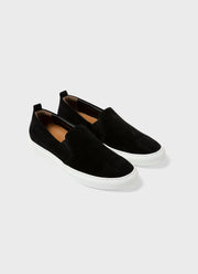 Men's Slip on Trainer in Black