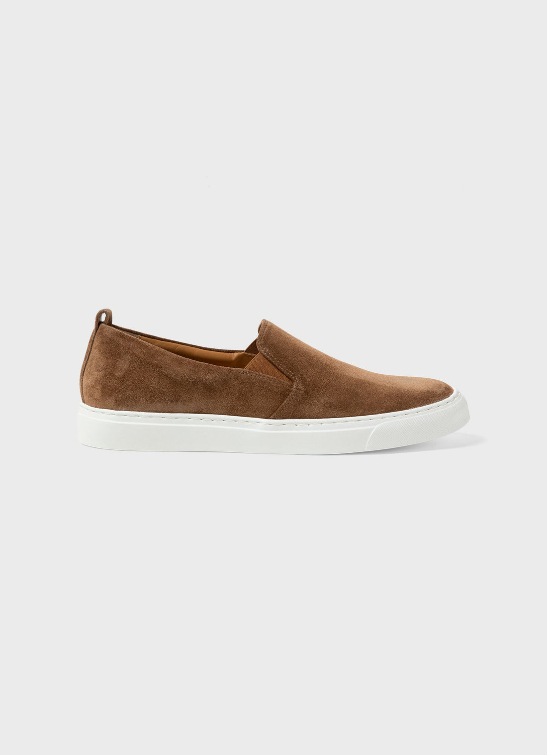 Men's Slip on Sneaker in Dark Stone