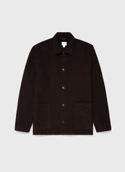 Men's Wool Donkey Jacket in Coffee