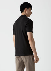 Men's Riviera Polo Shirt in Coffee