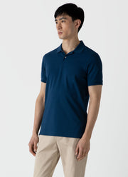 Men's Piqué Polo Shirt in Coast