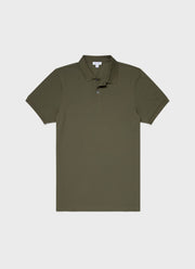 Men's Piqué Polo Shirt in Hunter Green