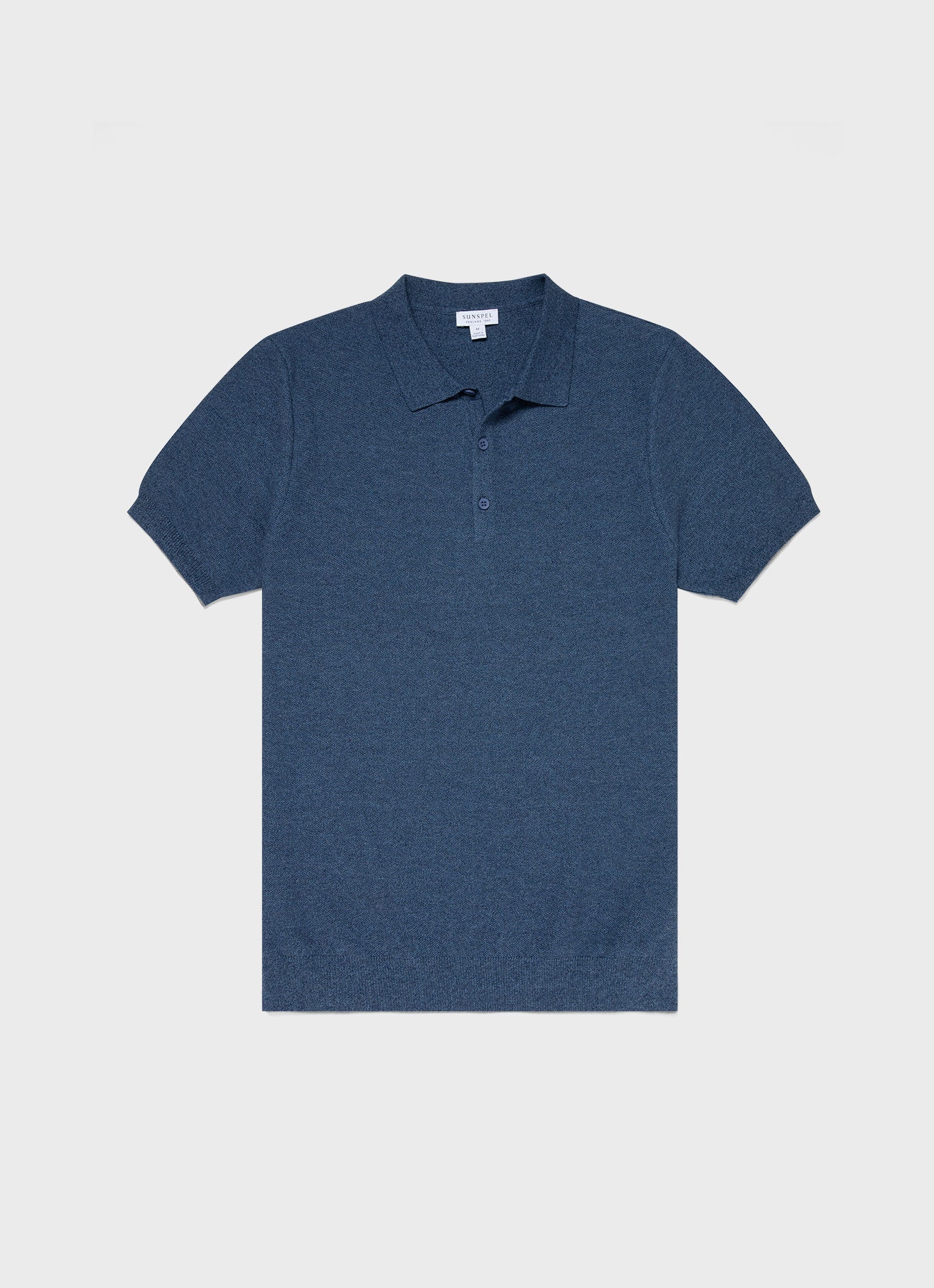 Men's Knit Polo Shirt in Coast