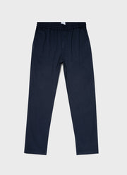 Men's Twill Drawstring Trouser in Navy