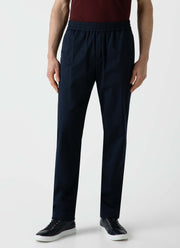 Men's Twill Drawstring Trouser in Navy