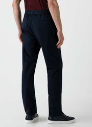 Men's Twill Drawstring Trouser in Navy