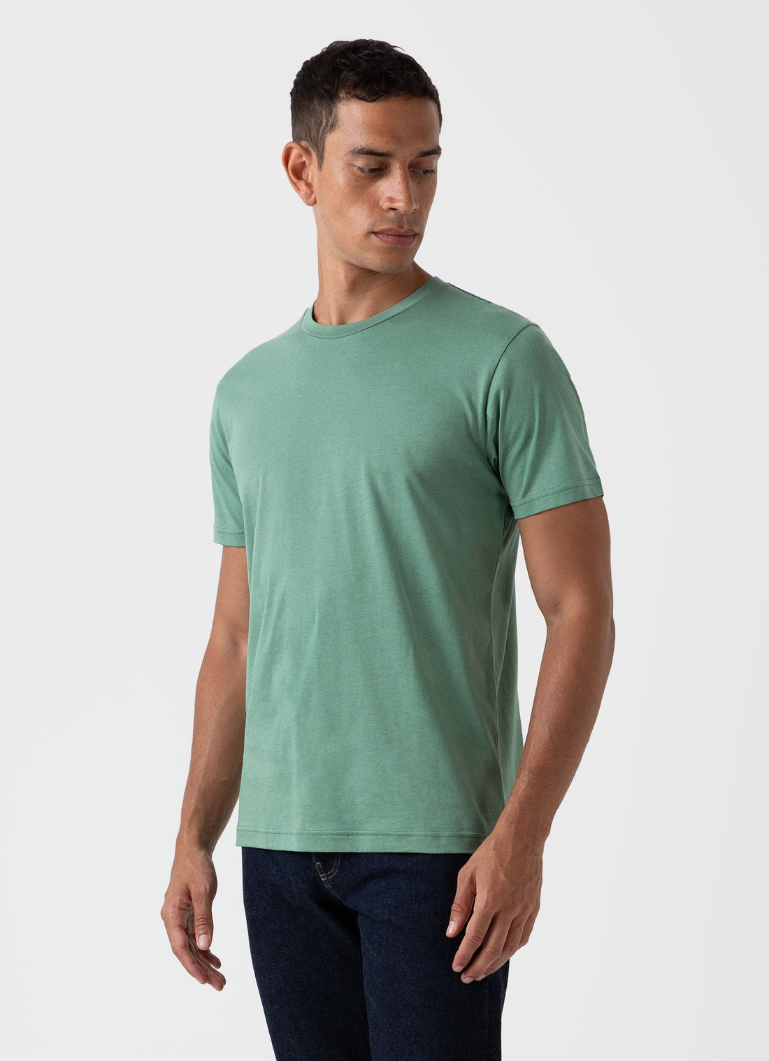 Men's Riviera T-shirt in Thyme Melange