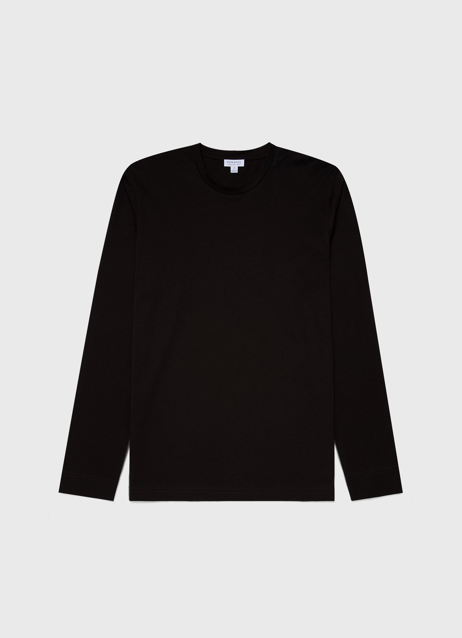 Men's Long Sleeve Riviera Midweight T-shirt in Coffee