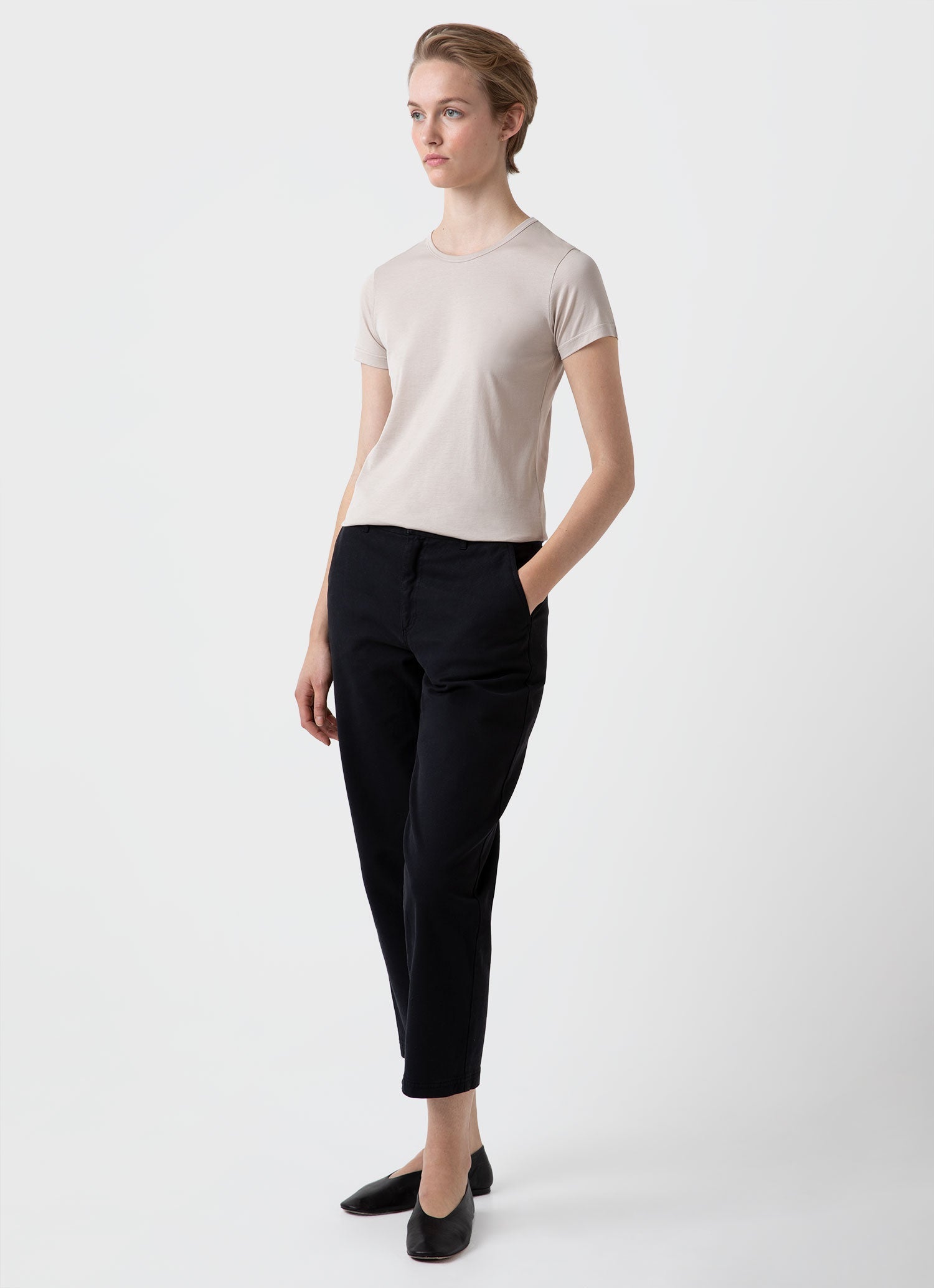Women's Classic T-shirt in Light Sand